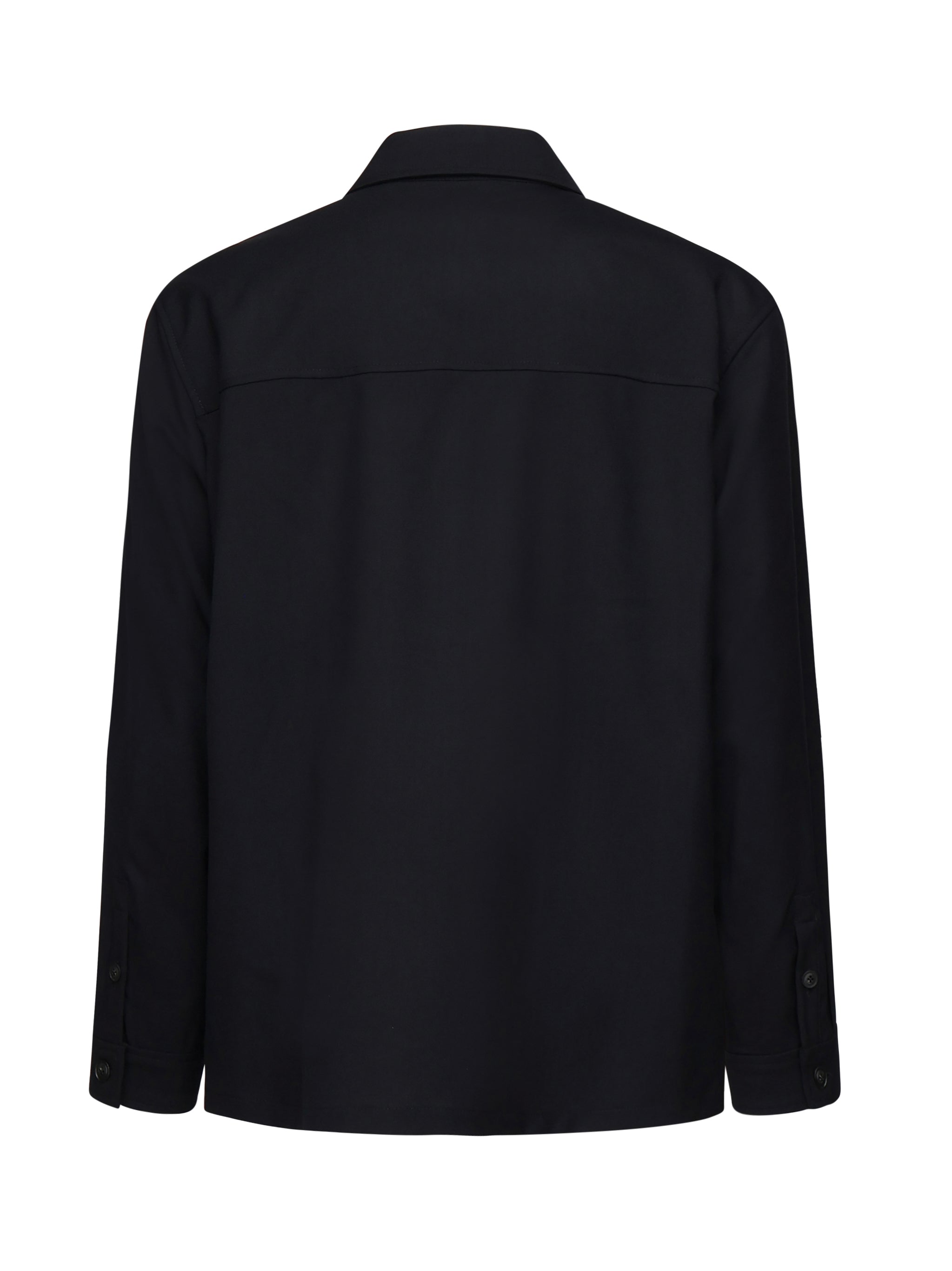Fay Shirts Blue Virgin Wool