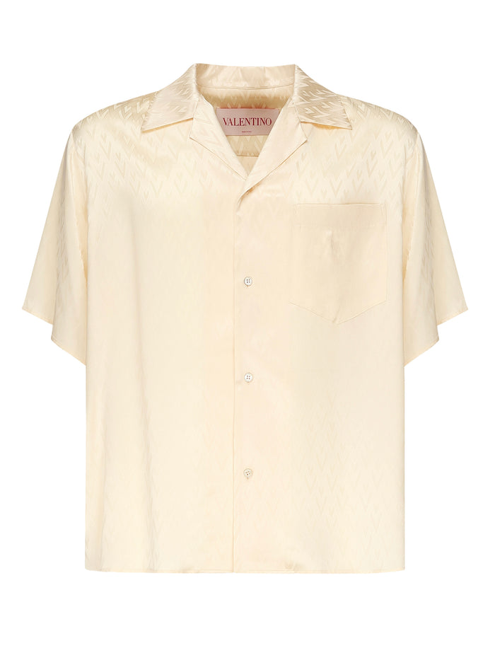 Valentino Garavani Shirts Beige Cotton