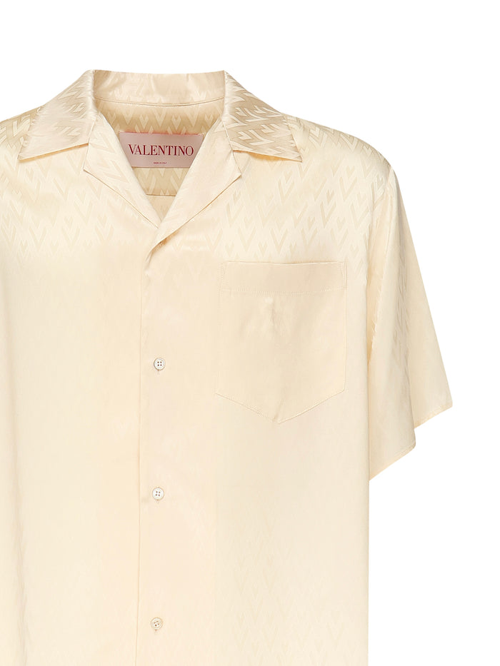 Valentino Garavani Shirts Beige Cotton