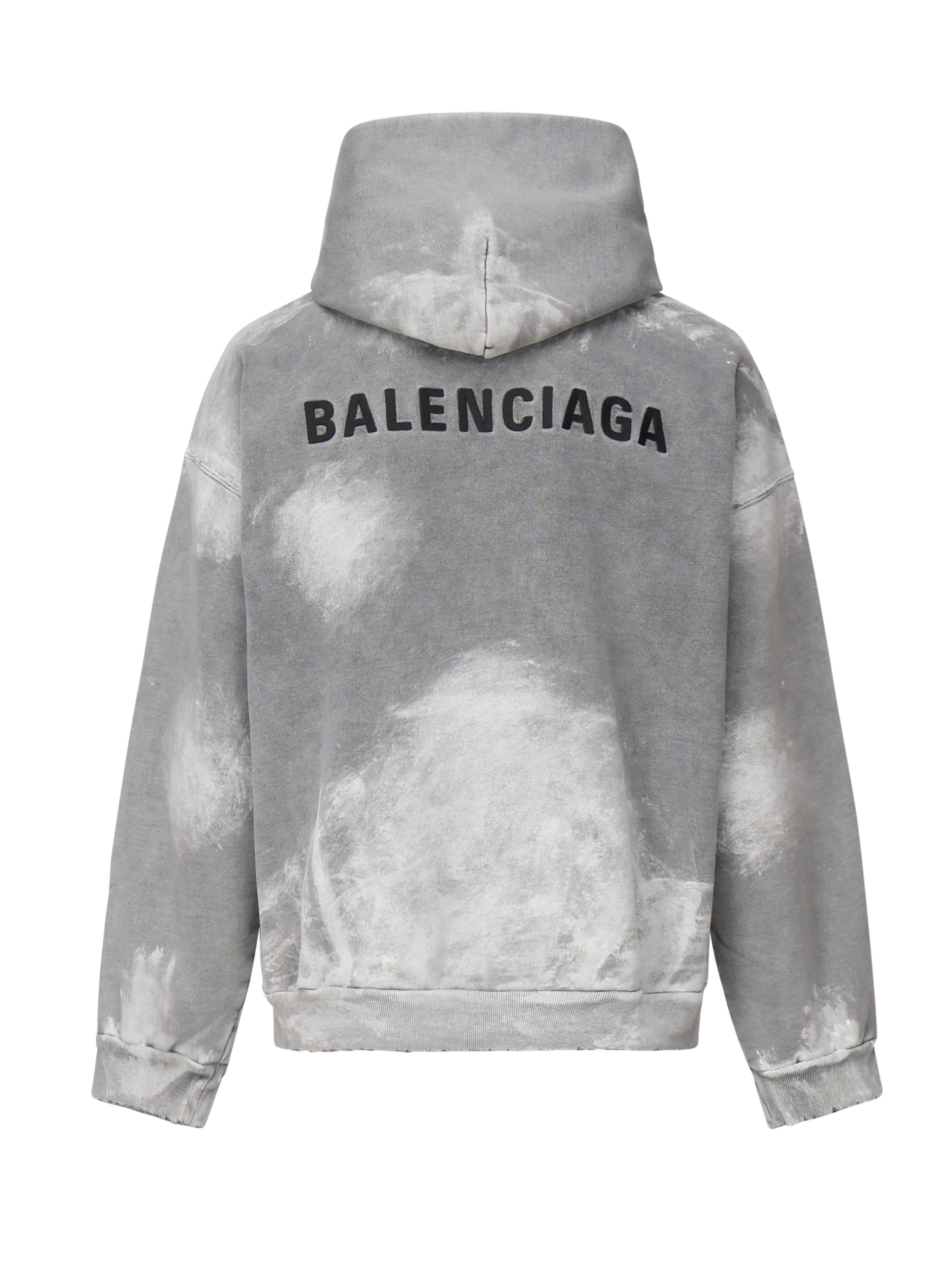 Balenciaga Sweaters Grey Cotton