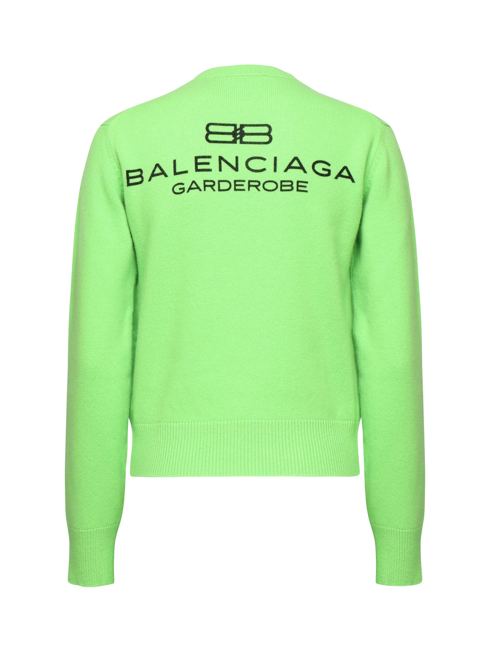Balenciaga Sweaters Lime Wool