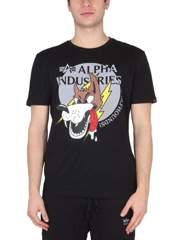 Wolfhounds T-Shirt Black Cotton T-shirts