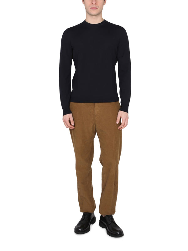 Wool Jersey Cross-Neck Jumper Multicolour Jumpers