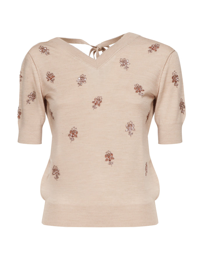 Fendi Sweaters Peach Pink Fleece Wool
