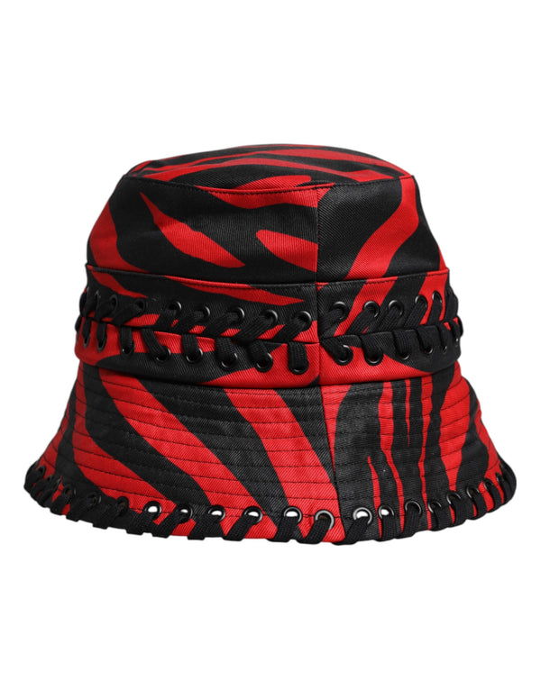Dolce & Gabbana HAT9800 100% Polyester body; 100% Polyester lining bucket hat in red