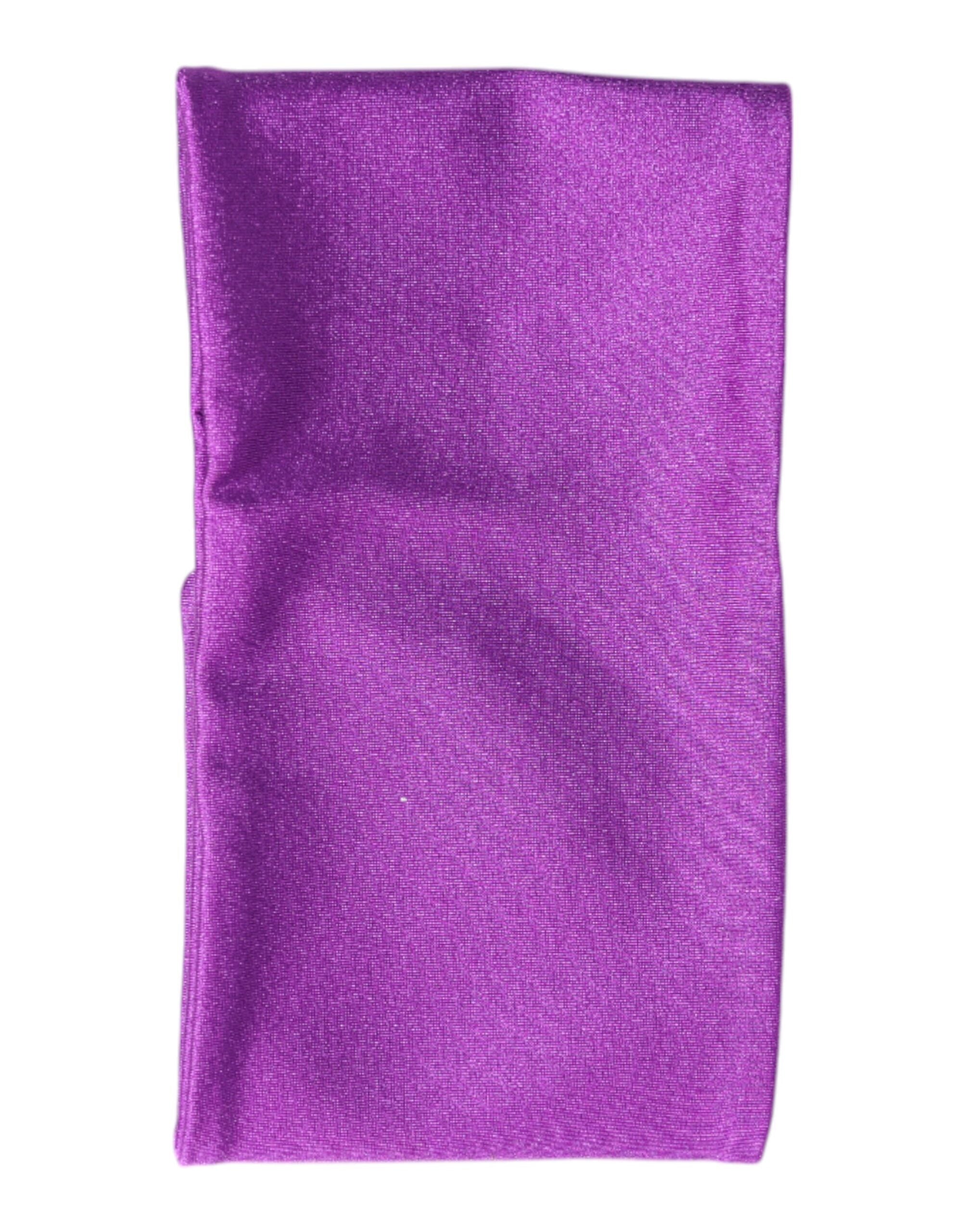 Dolce & Gabbana 80% Nylon scarf in purple — view 4