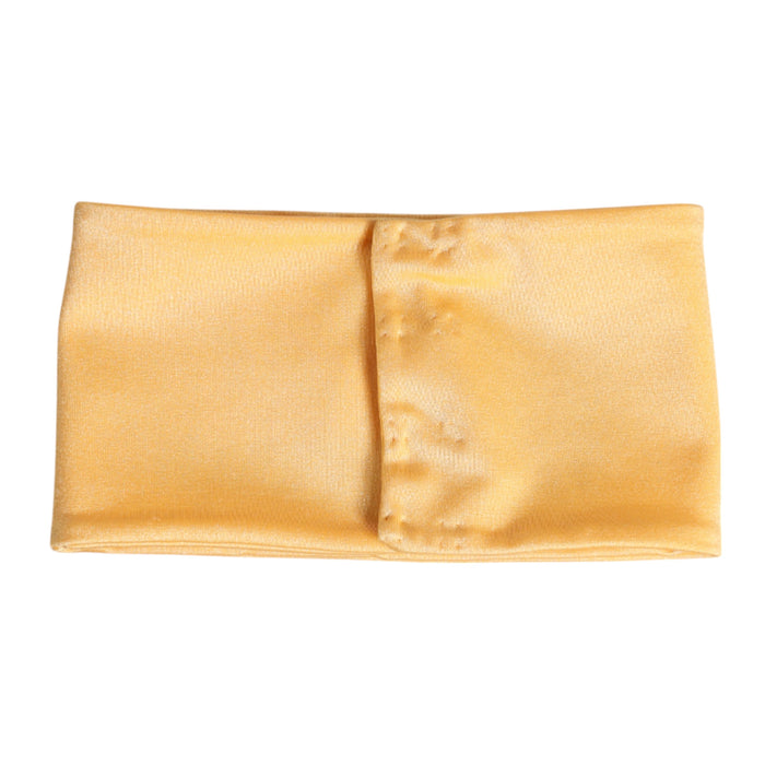Dolce & Gabbana 80% Nylon 20% Elastane scarf in yellow — view 2