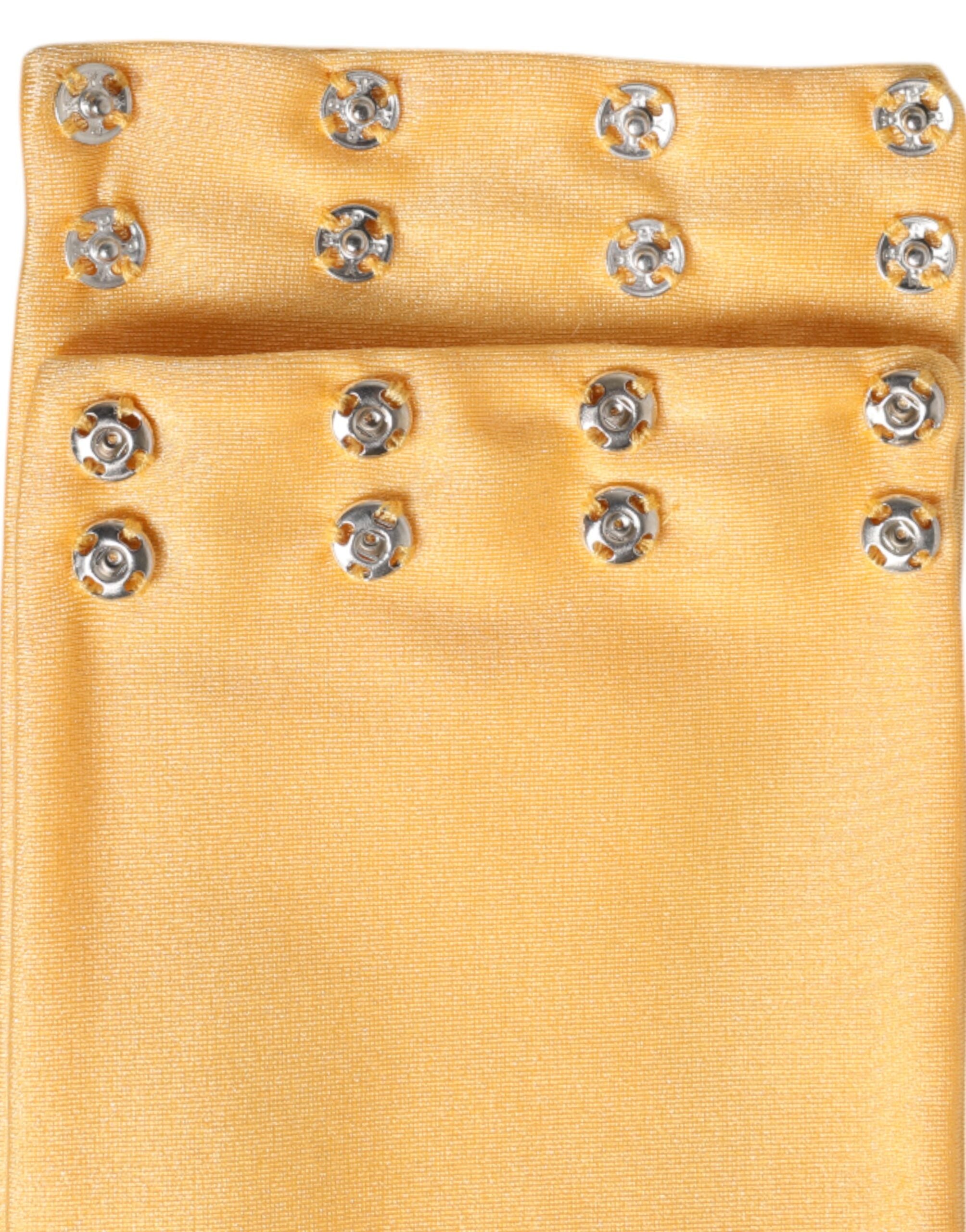 Dolce & Gabbana 80% Nylon 20% Elastane scarf in yellow — view 5