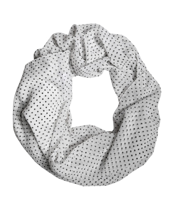 Dolce & Gabbana 100% Polyester scarf in white