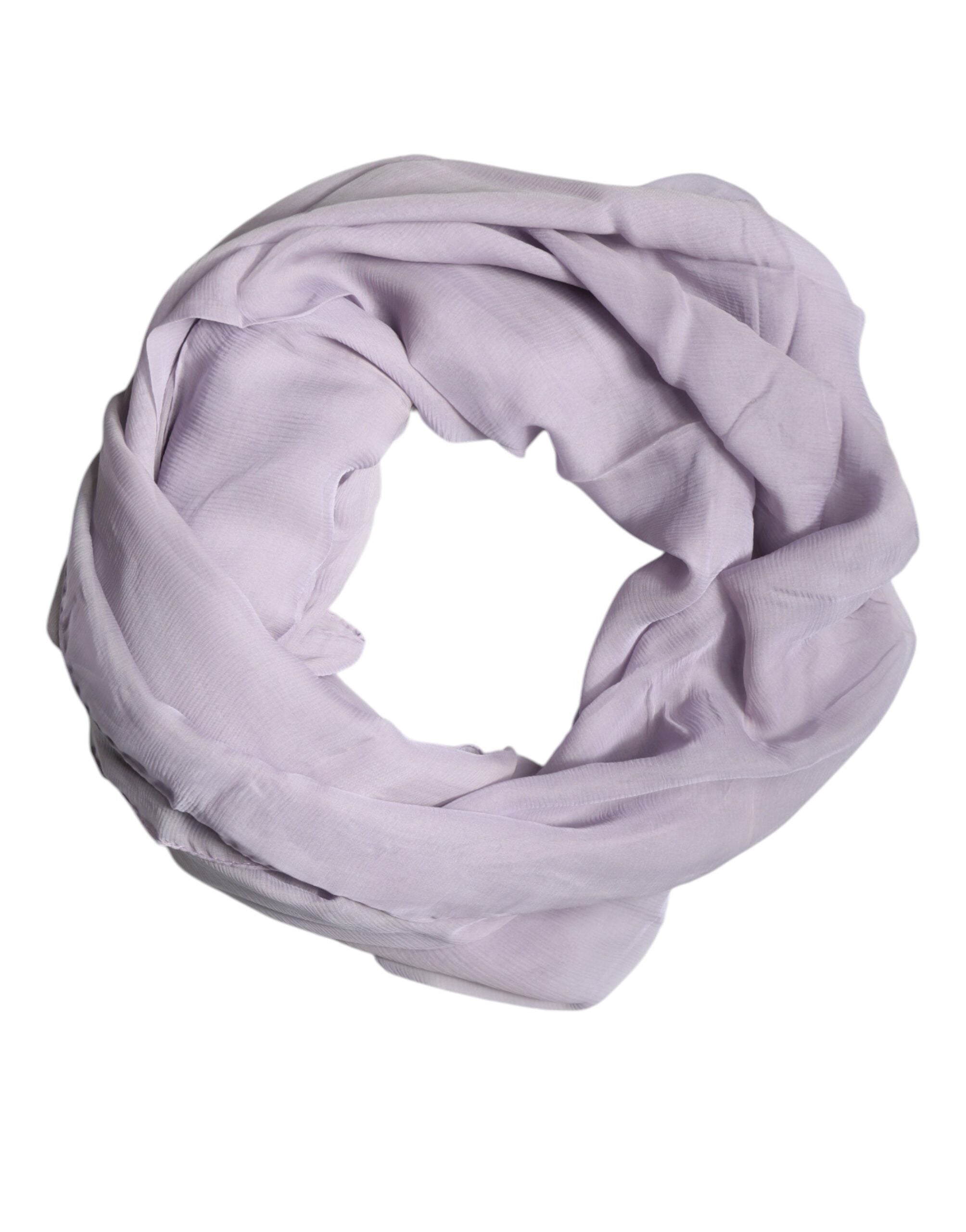 Dolce & Gabbana 100% Silk shawl in purple — view 2