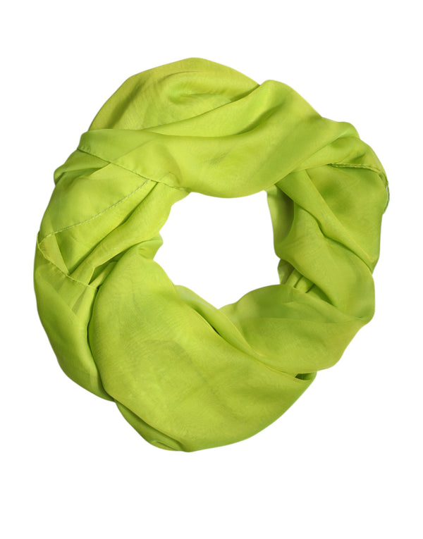 Dolce & Gabbana 100% Silk scarf in green