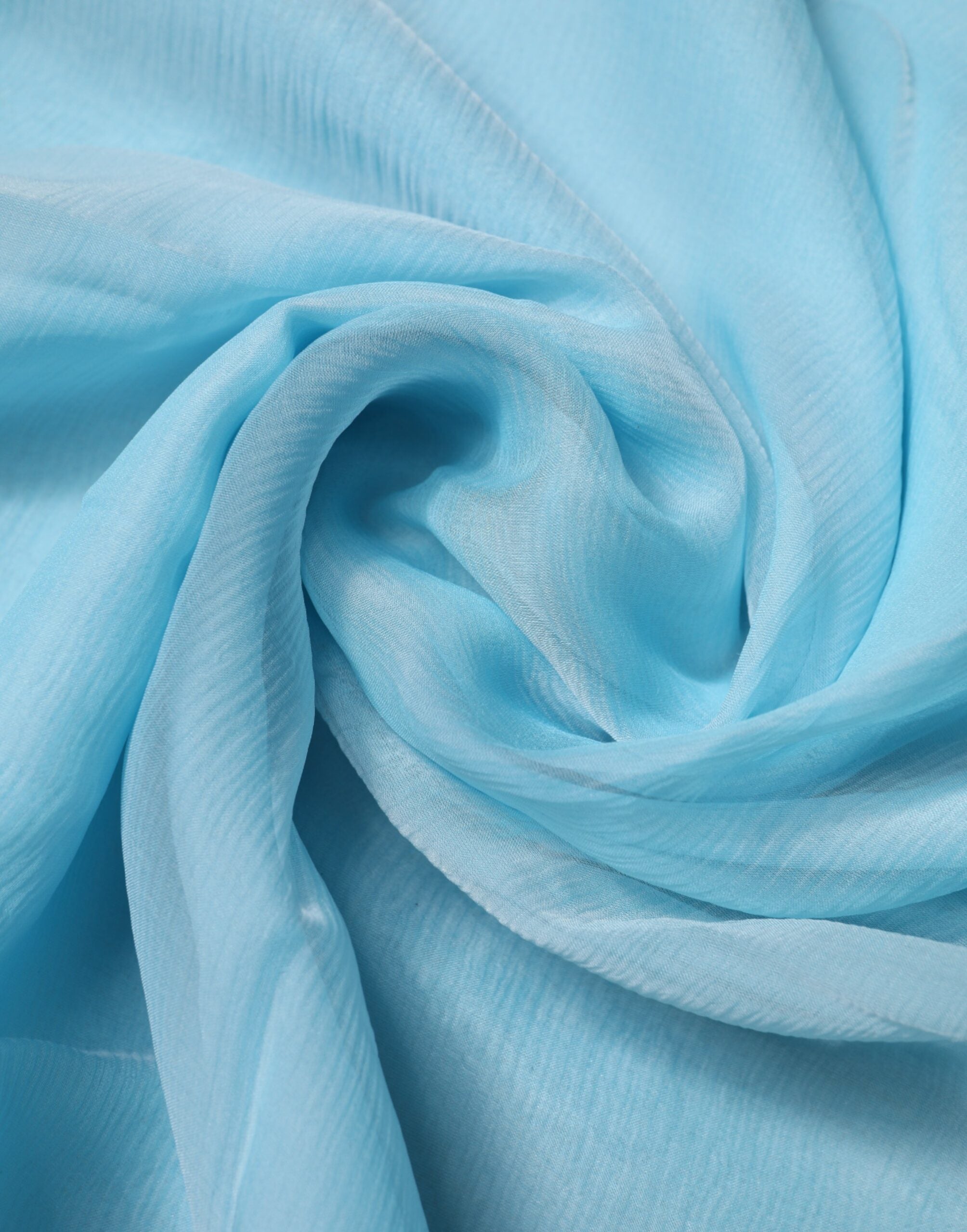 Dolce & Gabbana 100% Silk shawl in light blue — view 5