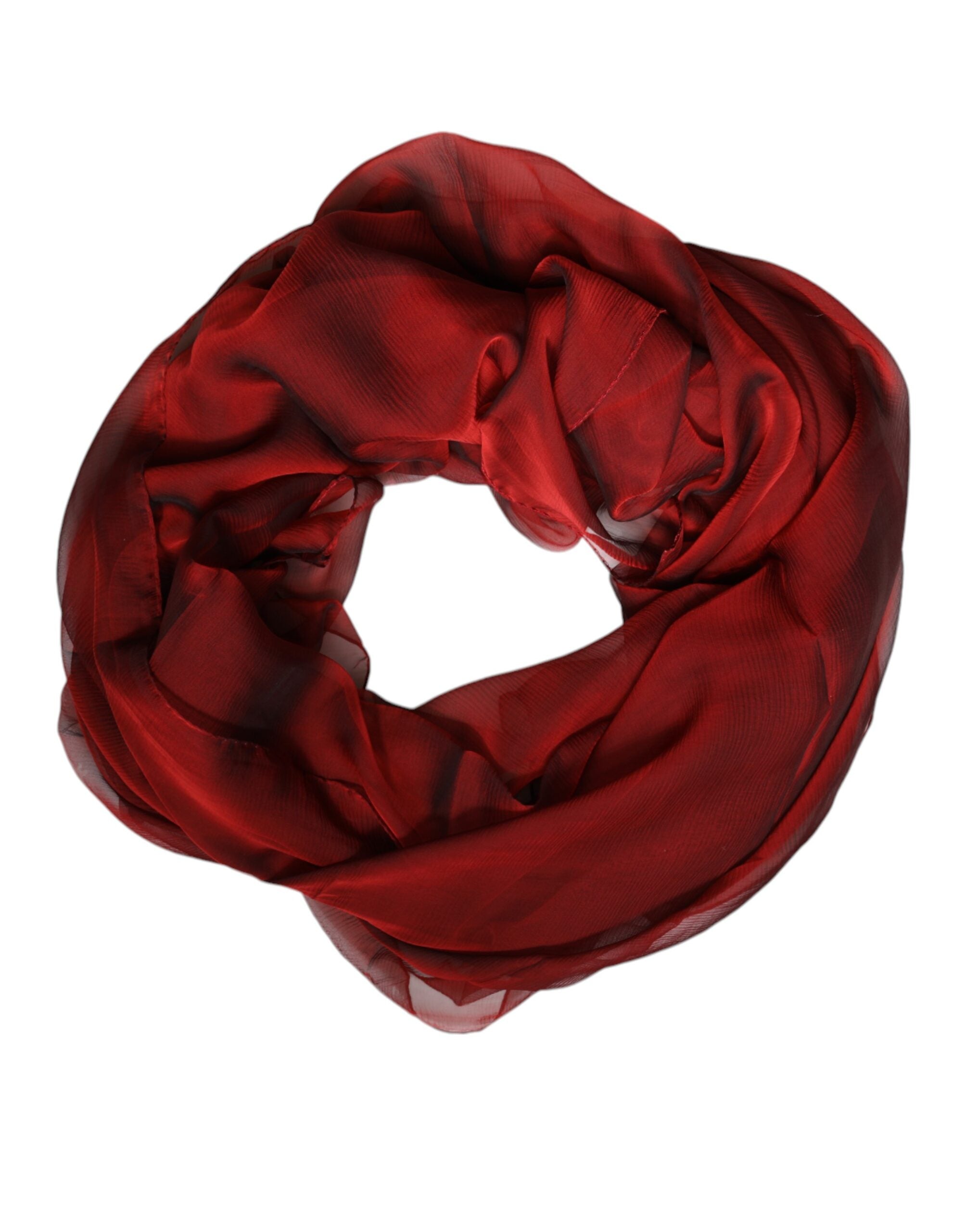 Dolce & Gabbana 100% Silk shawl in red