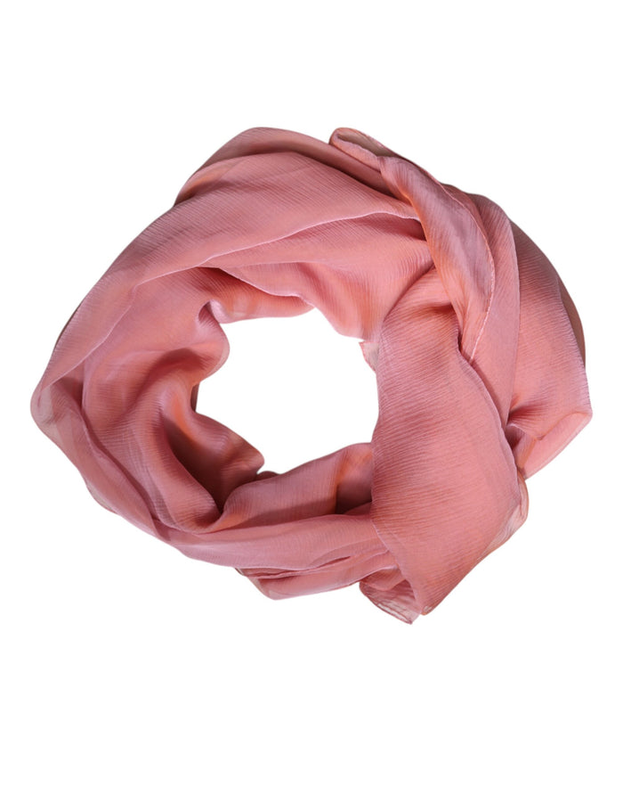 Dolce & Gabbana 100% Silk shawl in pink — view 2