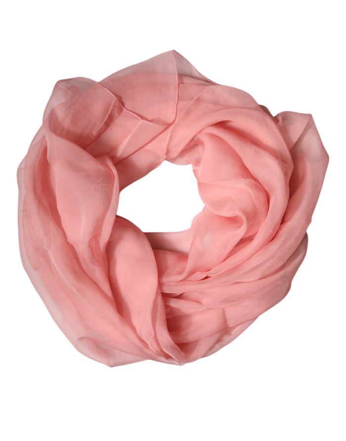 Dolce & Gabbana 100% Silk scarf in pink — view 2