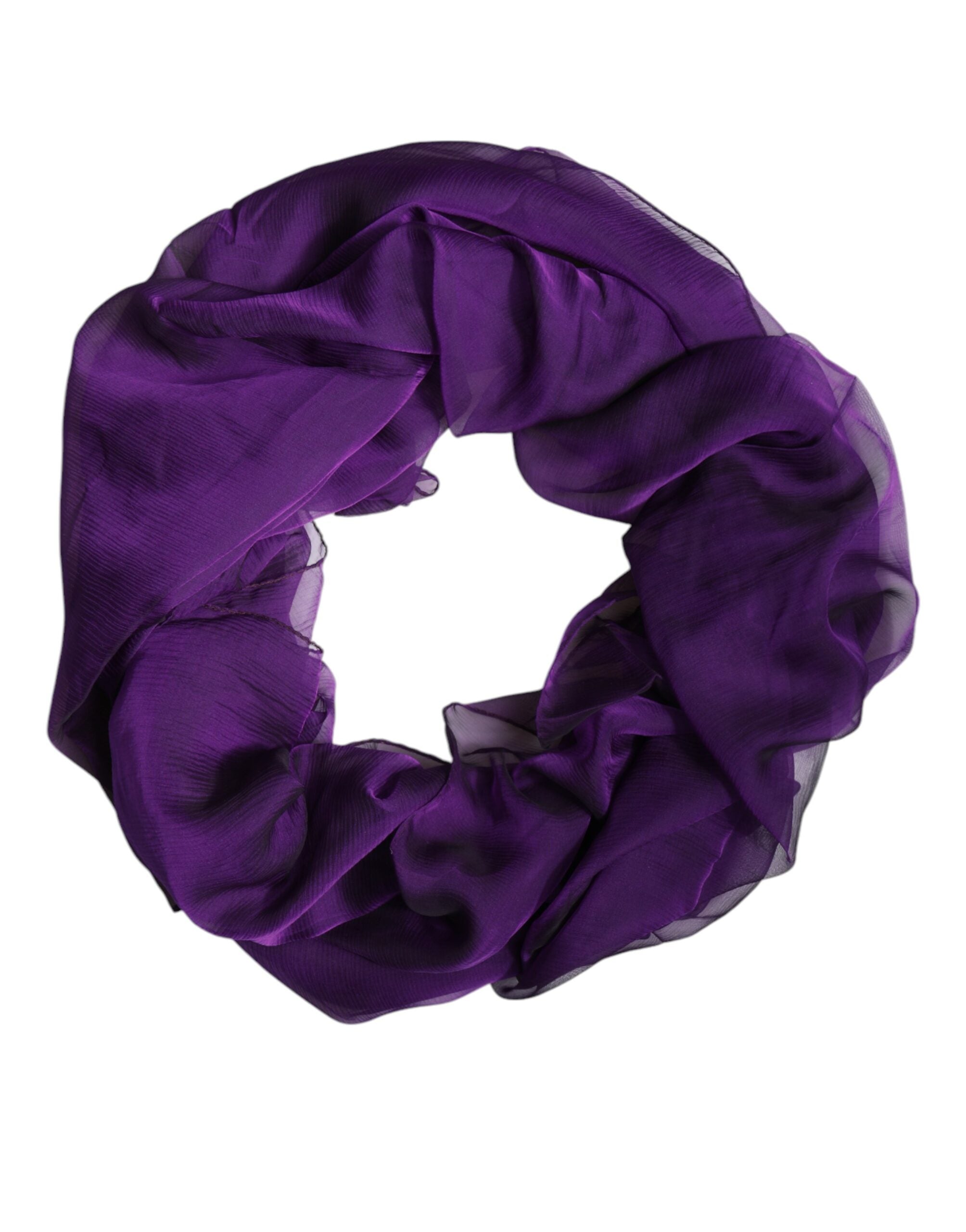 Dolce & Gabbana 100% Silk shawl in purple