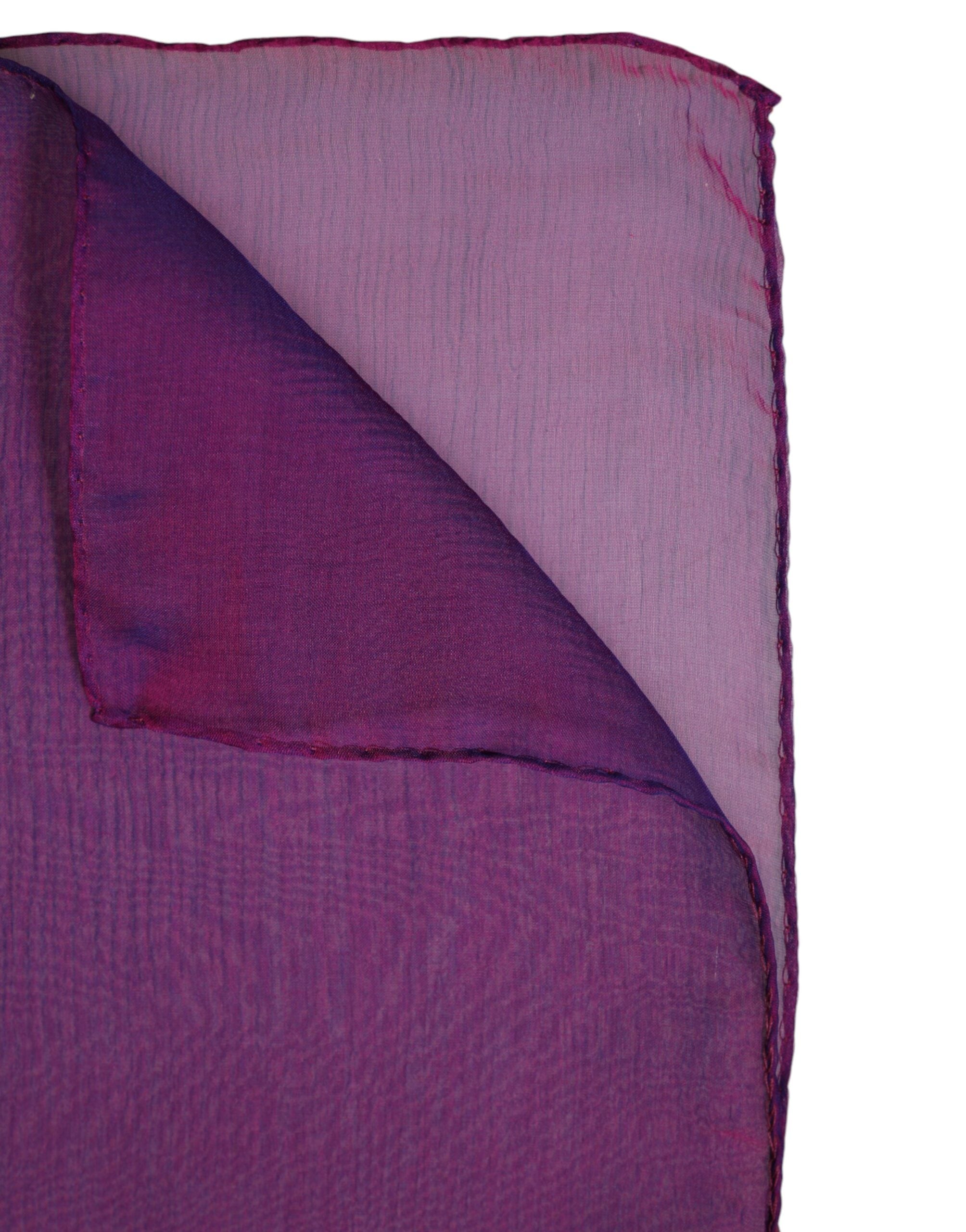 Dolce & Gabbana 100% Silk scarf in purple — view 5