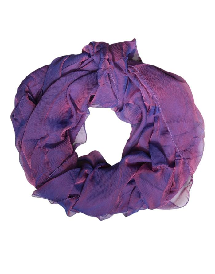 Dolce & Gabbana 100% Silk shawl in purple