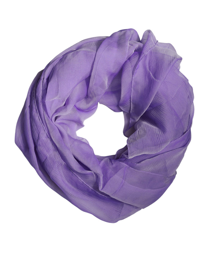 Dolce & Gabbana 100% Silk shawl in purple