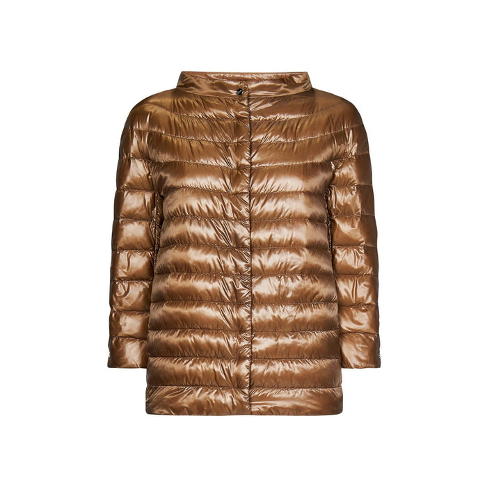 Herno Ultralight Down Jacket Brown Polyamide