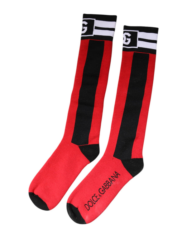 Dolce & Gabbana 73% Cotton socks in red