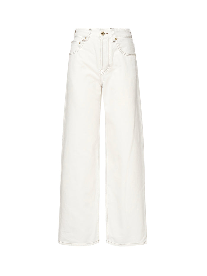 Jacquemus Jeans Off-white Cotton
