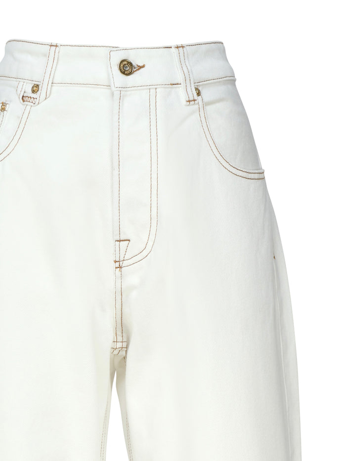 Jacquemus Jeans Off-white Cotton