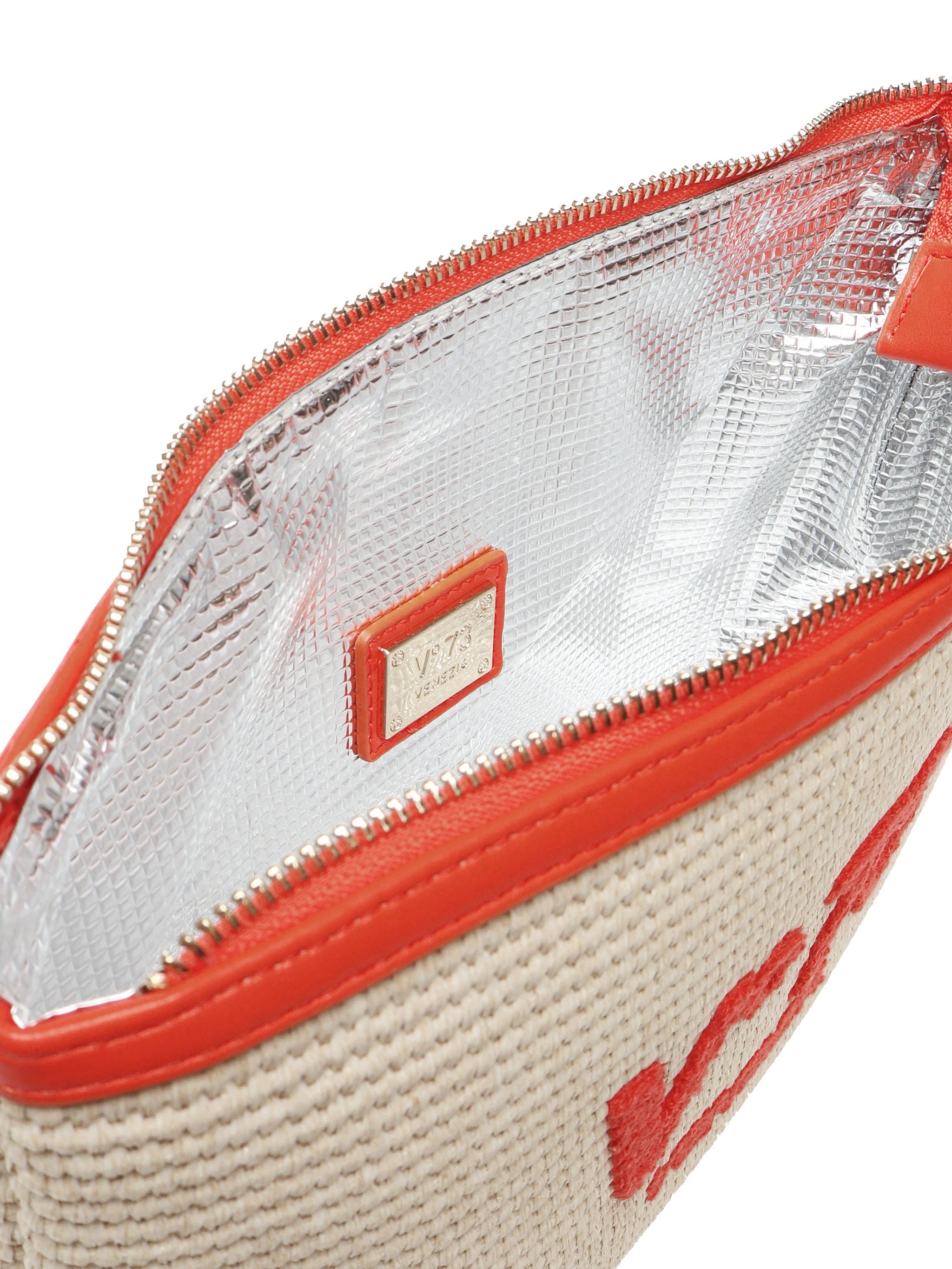 V° 73 Bags Beige/coral Cotton