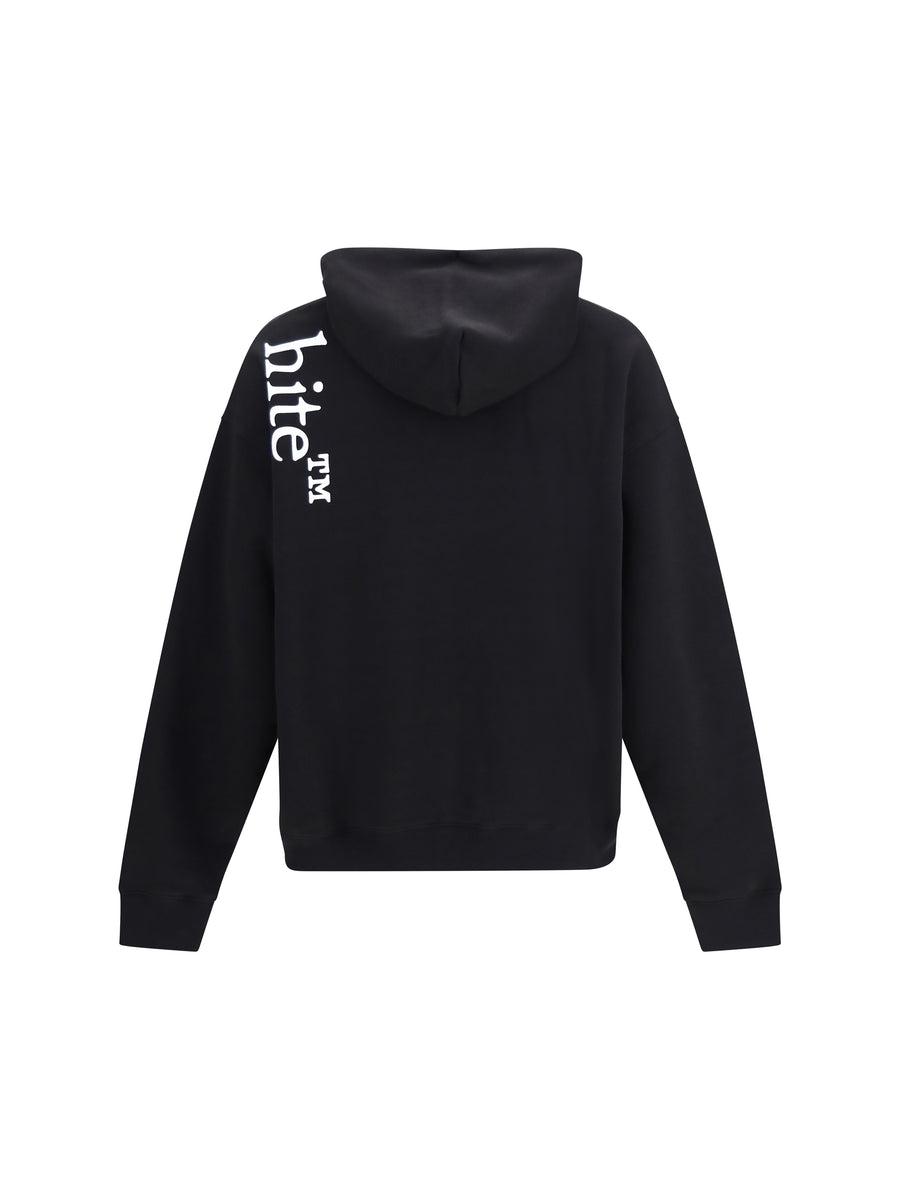 Hoodie Vertical Bookish Skate Black Cotton Sweatshirts