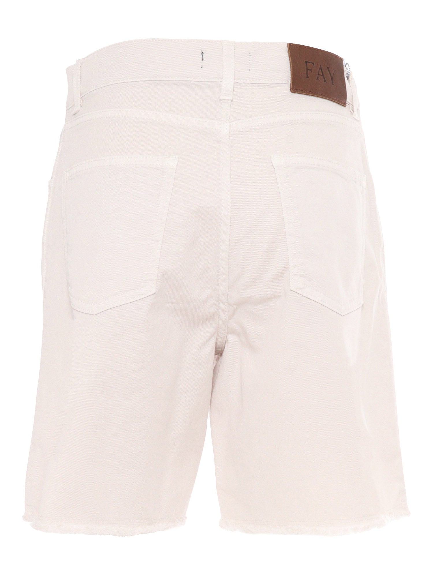 5 POCKETS SHORTS Brown Cotton Elastane