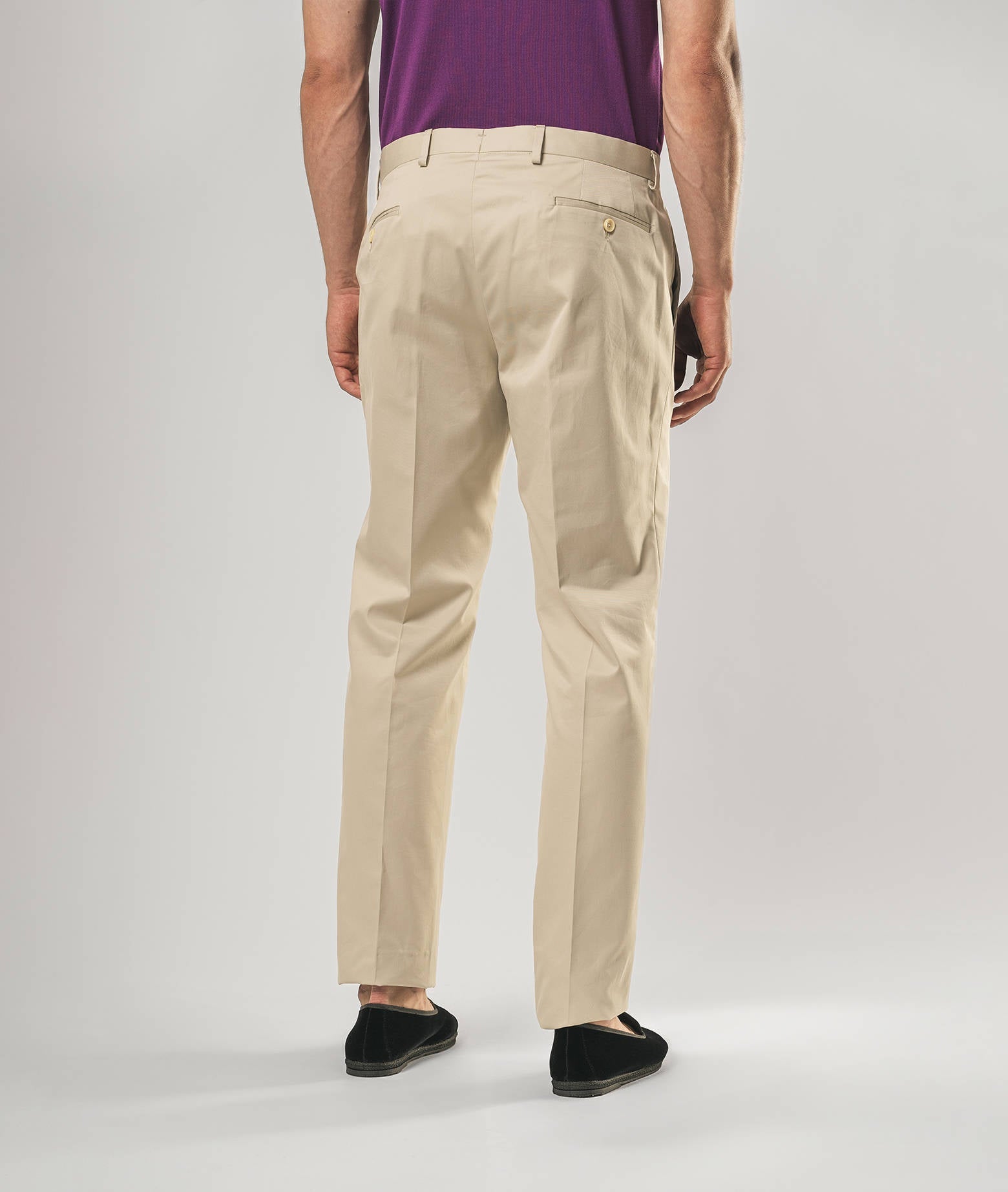 Cotton Chino Ischia Blue Sportswear Trousers
