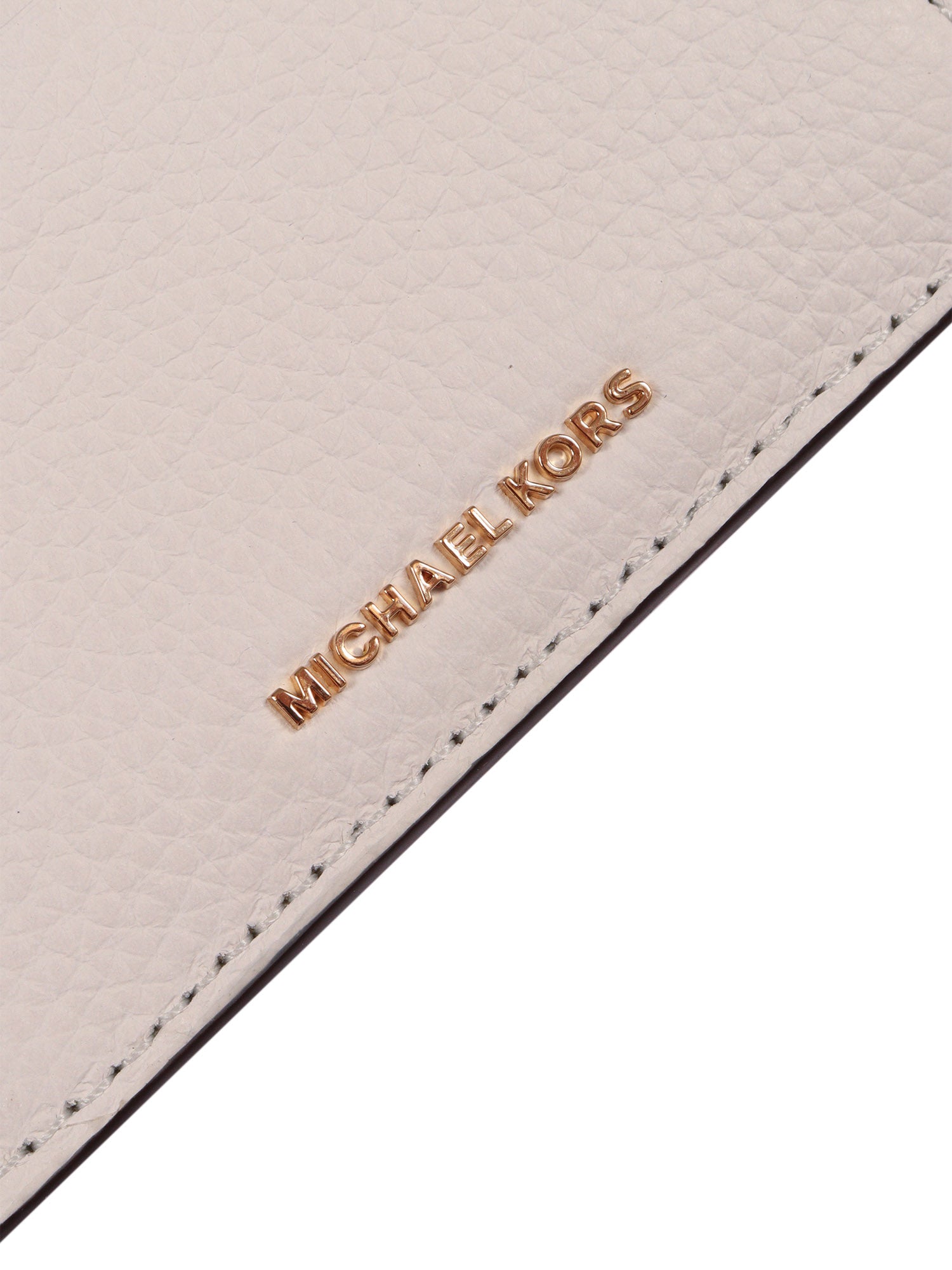 SM CARD CASE WRISTLET White Cow Leather Handbag