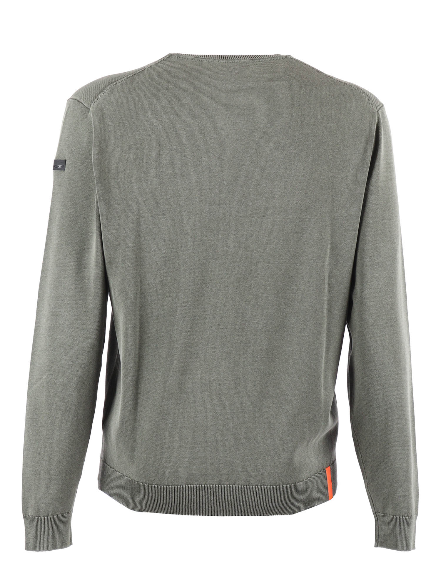 techno wash round 16 knit Green Cotton Turtleneck