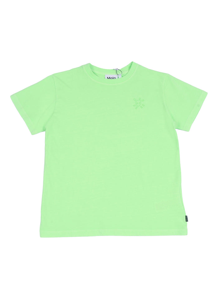 Riley T-Shirts Short Sleeves Green Cotton Organic Long T-shirt