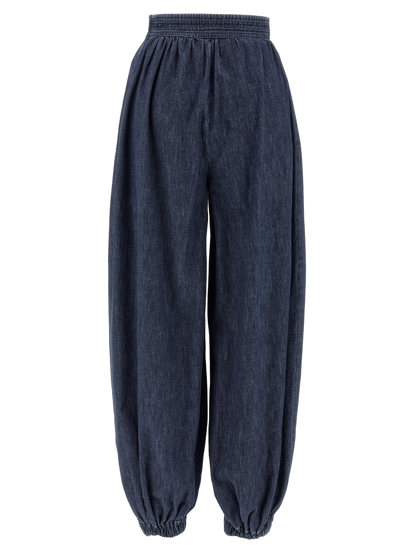 Valentino Garavani Denim Chambray pants Blue Cotton