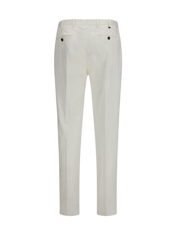 Trousers Union Silkochino Wool White Cotton