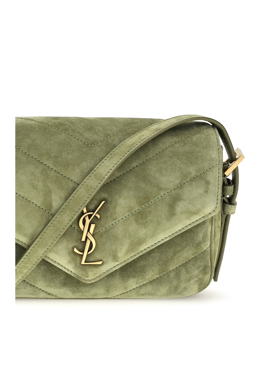 Shoulder Bag Loulou Suede Green