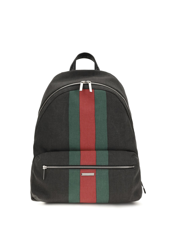Gucci 100% Fabric backpack in black