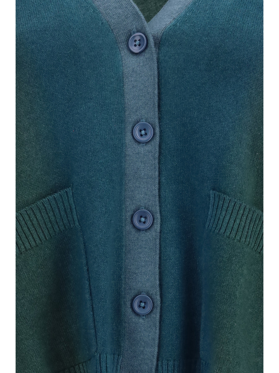 Cardigan Ombré Cashmere Shadow/timber (capra Hircus)