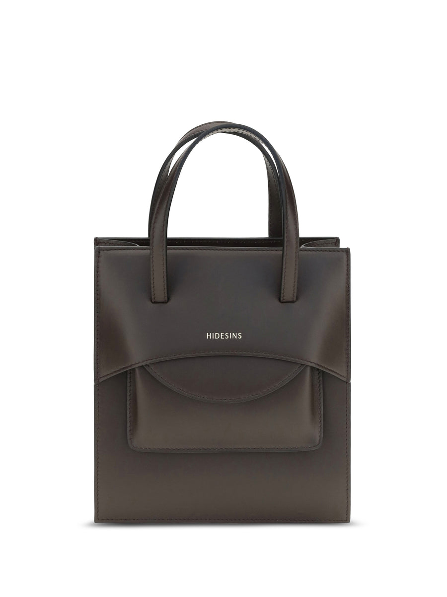 Hidesins 100% calf leather Bos Taurus shoulder bag in brown
