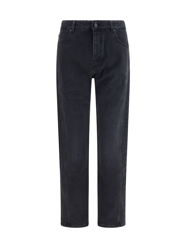 Balmain 100% Cotton jeans in black