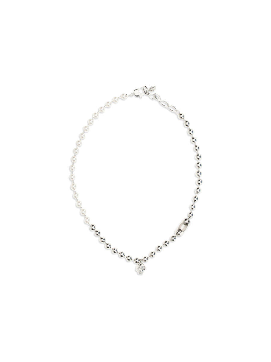 Alexander McQueen Brass necklace in silver