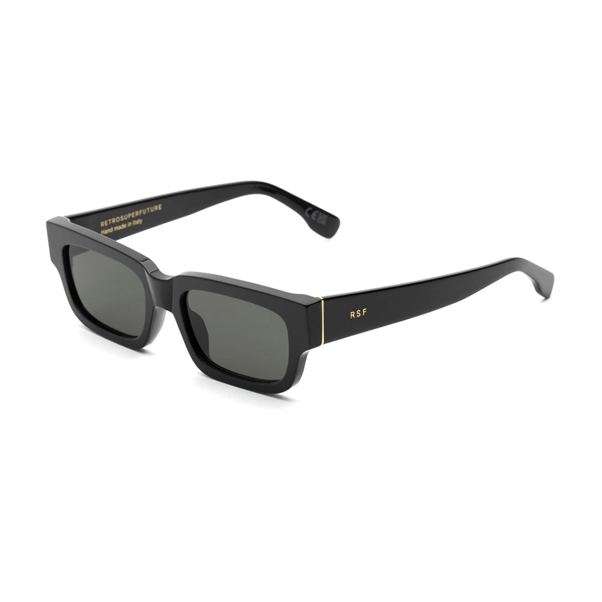 ROMA Black Nero Acetate Occhiali Sole