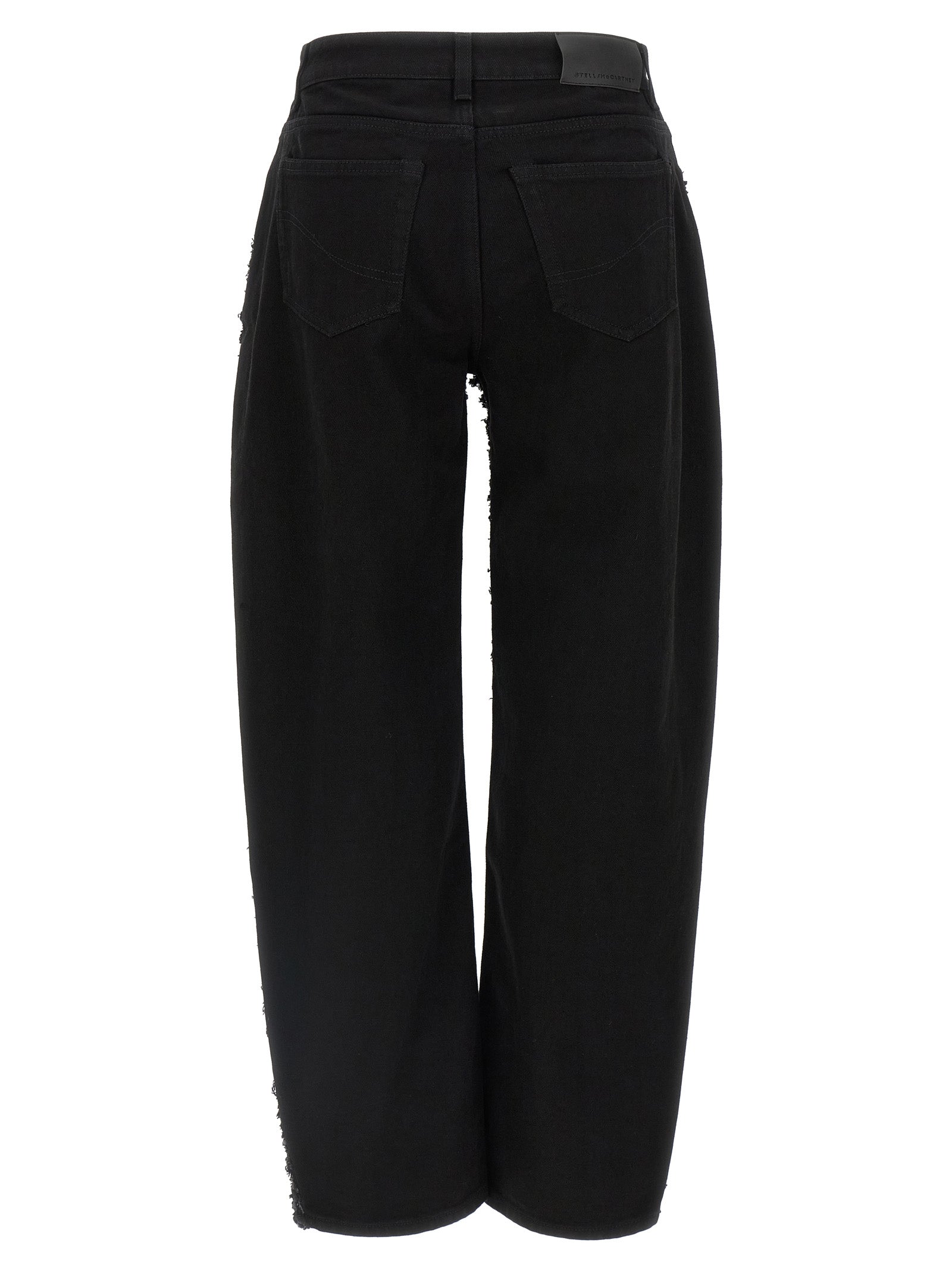Bouclé jeans Black Cotton