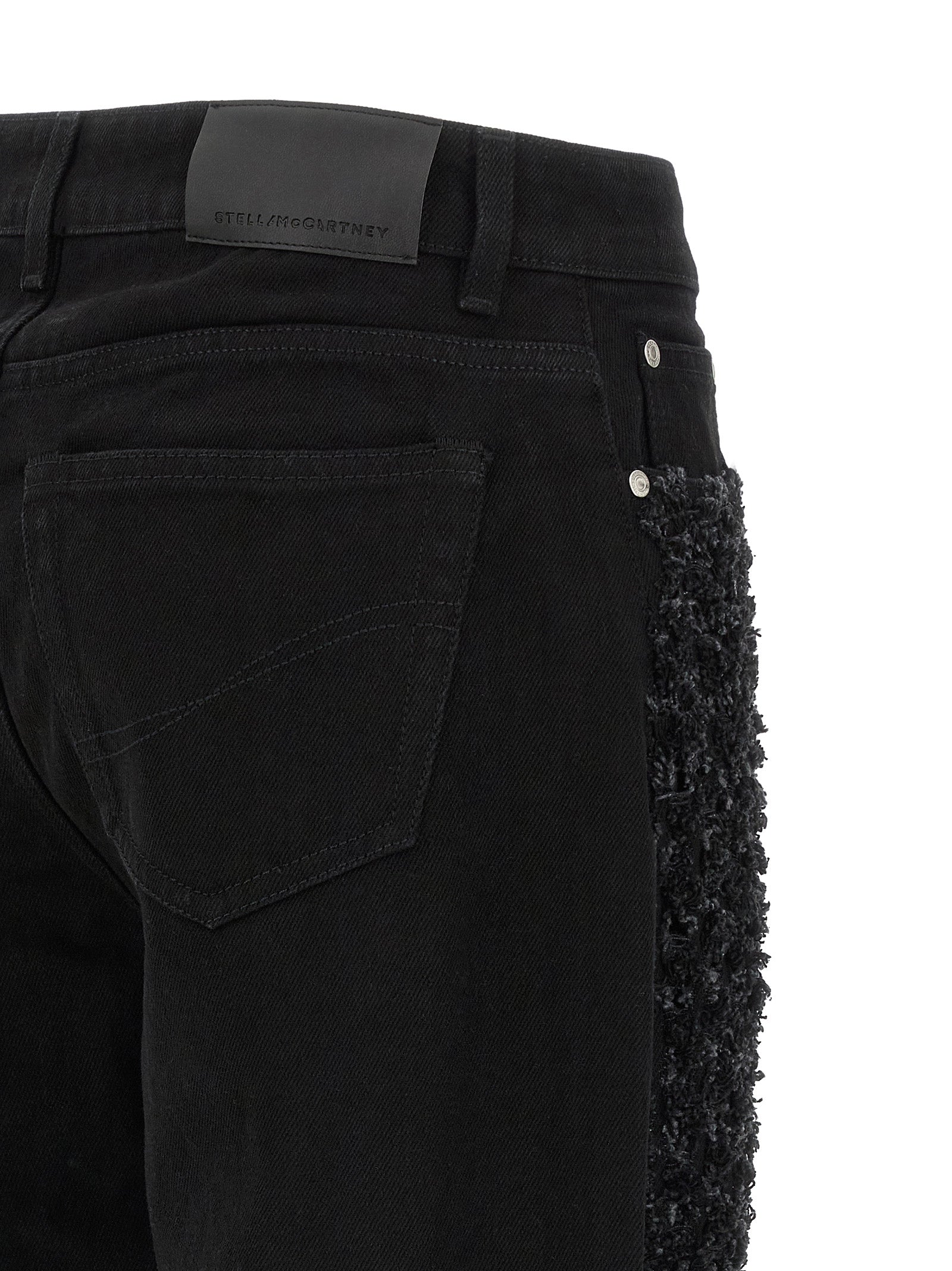 Bouclé jeans Black Cotton
