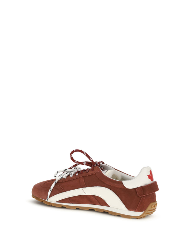 Sneakers Suede Bordeaux-Ivory Bordeaux/ivory Upper: Calf Leather Trainers