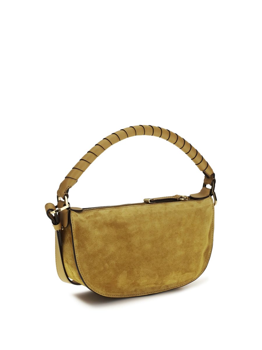 Shoulder Bag Marcie Suede Whispering Orange Calf Leather