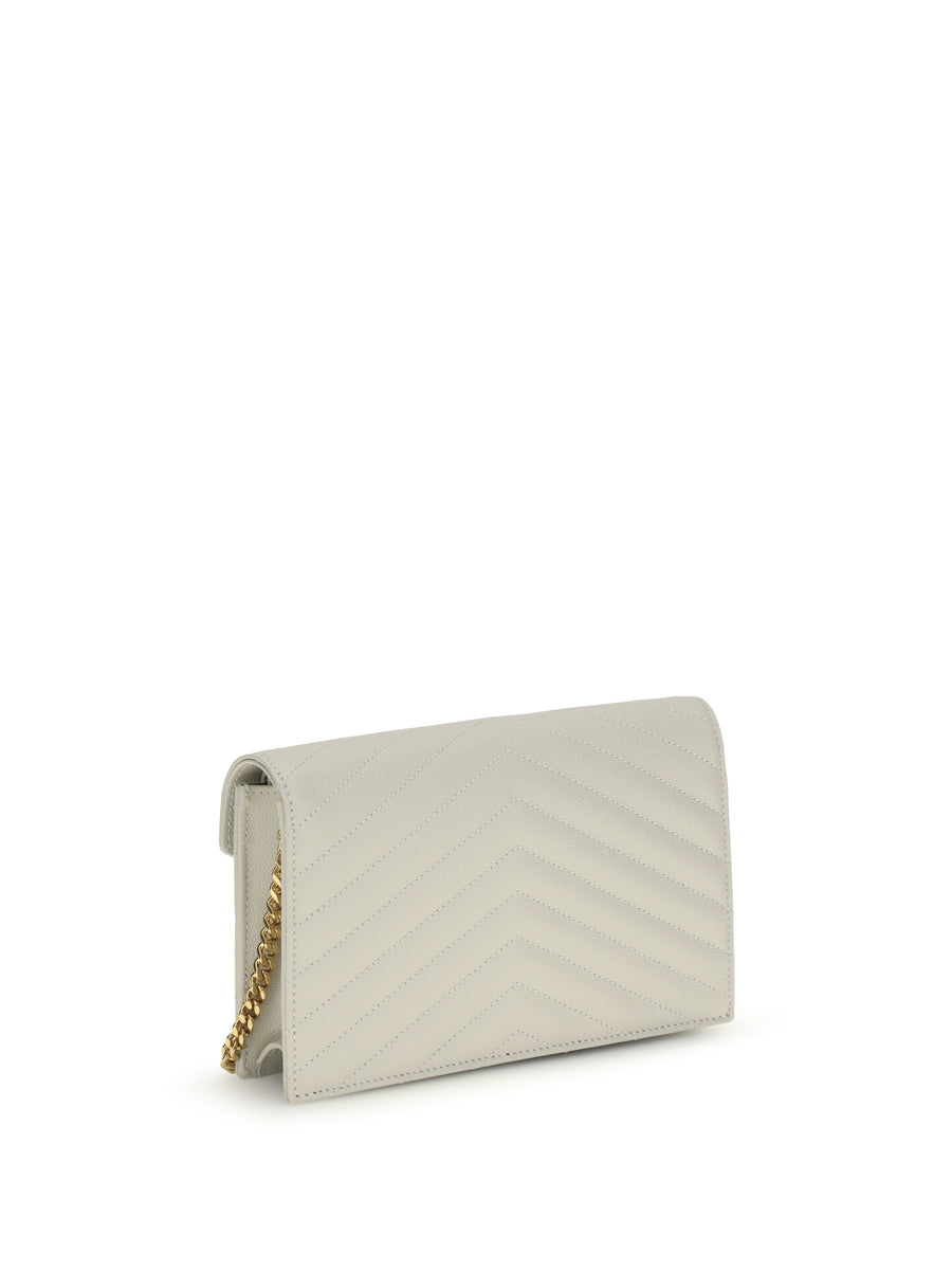 Shoulder Bag Cassandre Ivory Calf Leather Wallets & Purses