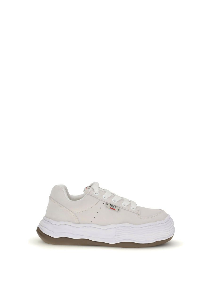 Maison Mihara Yasuhiro Upper: 100% Cotton; Sole: 100% Rubber sneaker in white