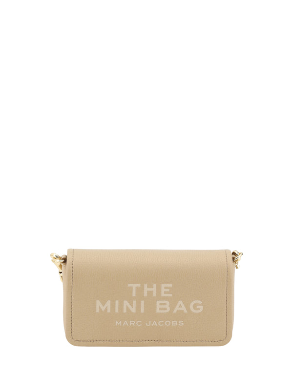 Marc Jacobs 100% Calf Leather Bos Taurus shoulder bag in beige